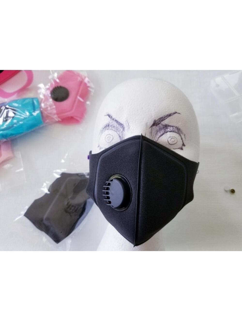 10 pack Reusable Washable Foam Sponge Face Masks With Air Filter Breathing Valve